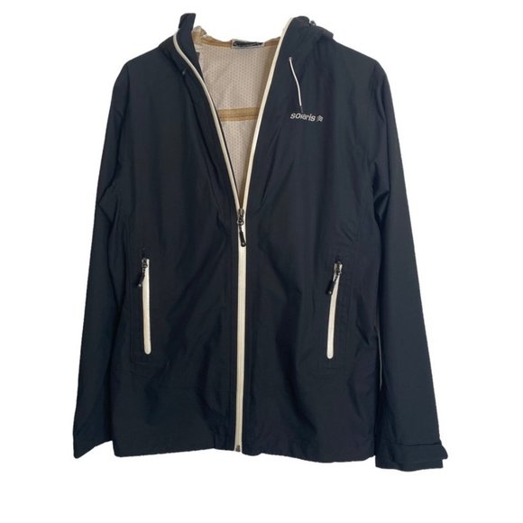 Marmot Solaris wind breaker hooded black size small - Picture 1 of 8